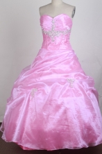 Cheap Ball Gown Sweetheart Floor-length Quinceanera Dress ZQ12426036