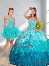 Modern 2016 Sweetheart Detachable Quinceanera Dresses in Multi Color QDDTA12002TZFOR