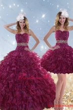 Perfect Beading and Ruffles Quinceanera Dresses with Floor Length XFNAO049TZFOR
