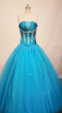 Popular Ball gown Strapless Floor-length Quinceanera Dresses Style FA-W-225