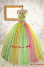 Spring Elegant Sweet 16 Dresses in Multi Color for 2016 FNAO828FOR