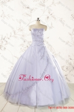 Summer Brand New Lavender Quinceanera Dresses with Appliques and Ruffles FNAO5949FOR
