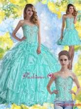 Summer Simple Quinceanera Dresses with Beading and Appliques for 2015 SJQDDT54001FOR