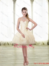 Luxurious Sweetheart Prom Dresses with Beading and Ruffles SJQDDT66003FOR