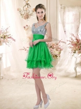 New Arrivals Short Straps Prom Dresses with Sequins for Fall BMT072-5FOR