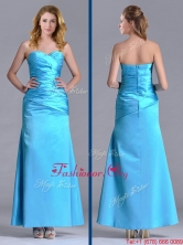 New Arrivals Sweetheart Aqua Blue Ankle Length Prom Dress in Taffeta THPD321FOR