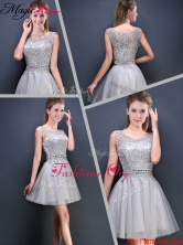 Perfect Mini Length Scoop Prom Dresses with Appliques YCPD032FOR