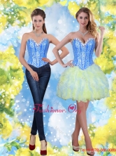 2015 New Style Short Sweetheart Beading and Ruffles Prom Dress SJQDDT21004-1FOR