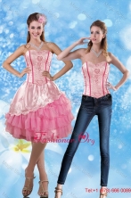 Affordable 2015 Sweetheart Embroidery Prom Dress in Rose Pink XFNAO417TZB1FOR