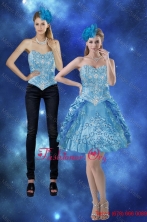 New Style 2015 Sweetheart Prom Dress with Embroidery and Pick Ups XFNAOA36TZB1FOR