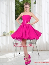 Custom Made Sweetheart Short Dama Dress with Bowknot BMT001B-1FOR