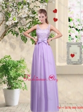 Beautiful Scoop Dama Dresses with Lace and Bowknot BMT046BFOR