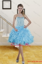 Beautiful Sweetheart Knee Length Prom Gowns with Beading XFNAO5844TZBFOR