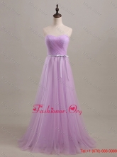 Beautiful Sweetheart Lilac Long Sexy Prom Dresses with Sweep Train DBEES293FOR