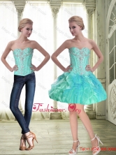 Sturning Sweetheart Lace Up Beaded Prom Dress with Mini Length SJQDDT55004FOR
