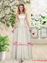 Perfect Champagne Dama Dresses with Appliques and Lace BMT060BFOR