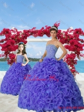 2015 Most Popular Beading and Ruffles Purple Princesita with Quinceanera Dresses QDZY257-LG-10FOR