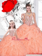 2016 Popular Ball Gown Straps Beaded Princesita Princesita with Quinceanera Dresses QDDTA116002-LGFOR
