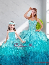 Beautiful Ball Gown Sweetheart Princesita Macthing Sister Dresses in Multi Color QDDTA12002TZFX-LGFOR