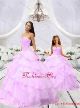 New Arrival Beading and Ruching Pink Princesita with Quinceanera Dresses for 2016 MLXN911415-LG-2FOR