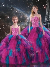 New Style Sweetheart Beading Macthing Sister Dresses in Multi Color QDDTA106002-LGFOR