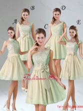 Custom Made A Line Lace Dama Dresses with Hand Made Flower BMT010-5FOR