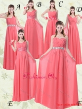 Exquisite Watermelon Dama Dresses with Ruch and Beading BMT008FOR