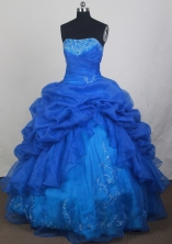2012 Best Ball Gown Strapless   Floor-Length Quinceanera Dresses Style JP42654