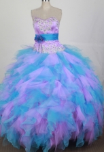 2012 Exquisite Ball Gown Sweetheart Neck Floor-Length Quinceanera Dresses Style JP42645