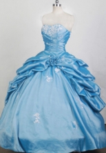2012 Pretty Ball Gown Strapless Floor-Length Quinceanera Dresses Style JP42627