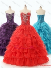 Beautiful Ball Gown Beading 2016 Quinceanera Dresses with Sweetheart SWQD049-2FOR