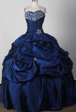 Beautiful Ball Gown Strapless Floor-length Quinceanera Dress LJ2644
