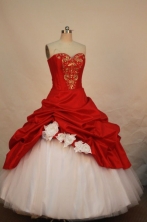 Beautiful Ball gown Sweetheart-neck Floor-length Quinceanera Dresses Style FA-W-040