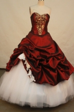 Beautiful Ball gown Sweetheart-neck Floor-length Quinceanera Dresses Style FA-W-086