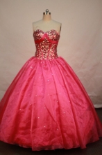 Beautiful Ball gown Sweetheart-neck Floor-length Quinceanera Dresses Style FA-W-128