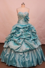 New Ball gown Strapless Floor-length Quinceanera Dresses Style FA-W-138