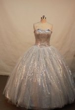Popular Ball gown Strapless Floor-length Quinceanera Dresses Style FA-W-046